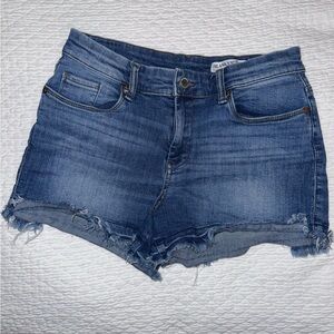 Organic BlankNYC Essex Classic Cut Off Denim Jean Shorts {29} Cheeky Blank BYC